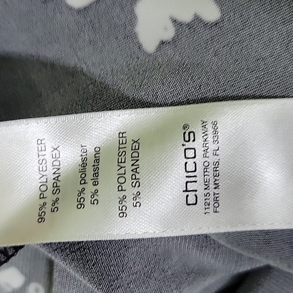 Chico's Petal Of Plenty Vera Layered Knee Length Dress Size Large/12 - Picture 4 of 9